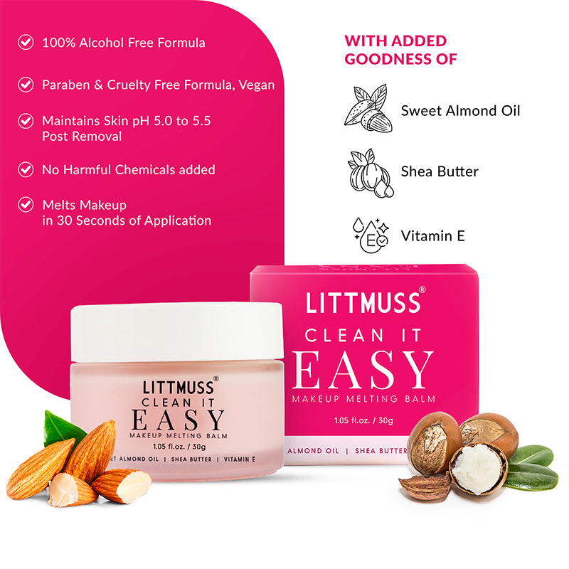 Littmuss Clean It Easy! Makeup Remover Melting Balm- 30gm