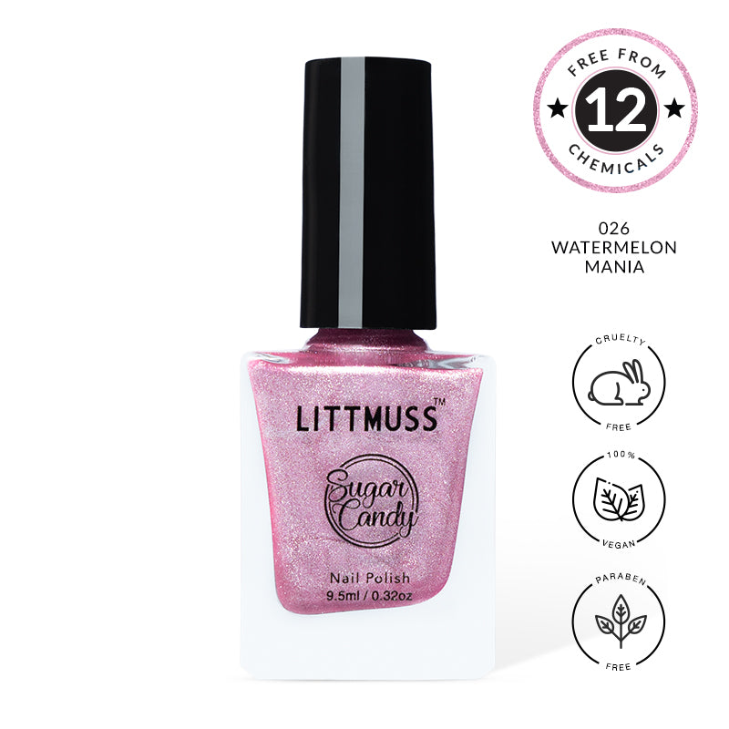 LITTMUSS Sugar Candy Nail Polish Watermelon Mania -026