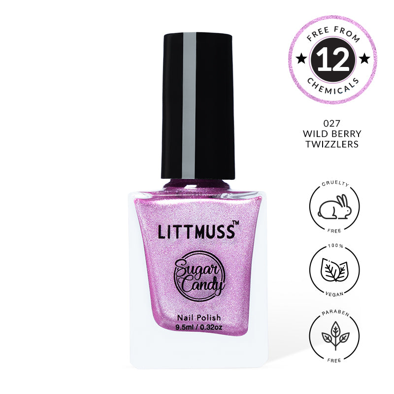 LITTMUSS Sugar Candy Nail Polish Wild Berry Twizzlers -027