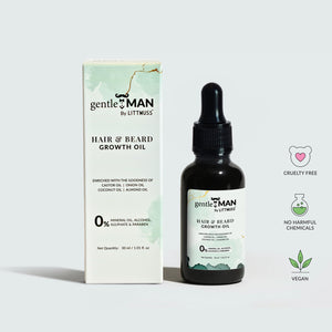 gentleMAN by LITTMUSS Hair & Beard Growth Oil
