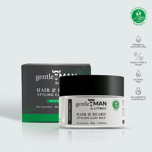 gentleMAN by LITTMUSS Hair & Beard Styling Clay Wax