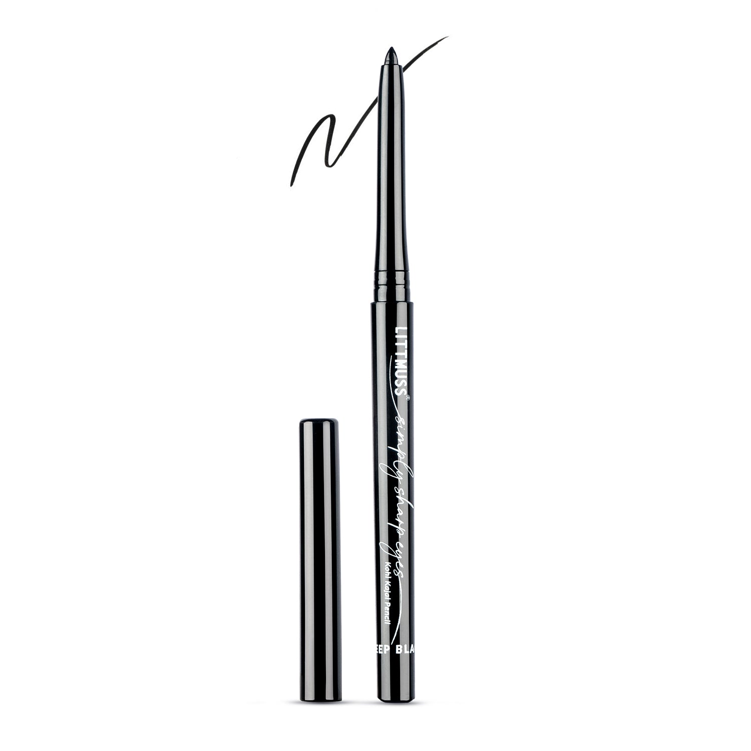 Littmuss Simply Sharp Eyes Kohl Kajal Pencil -Deep Black